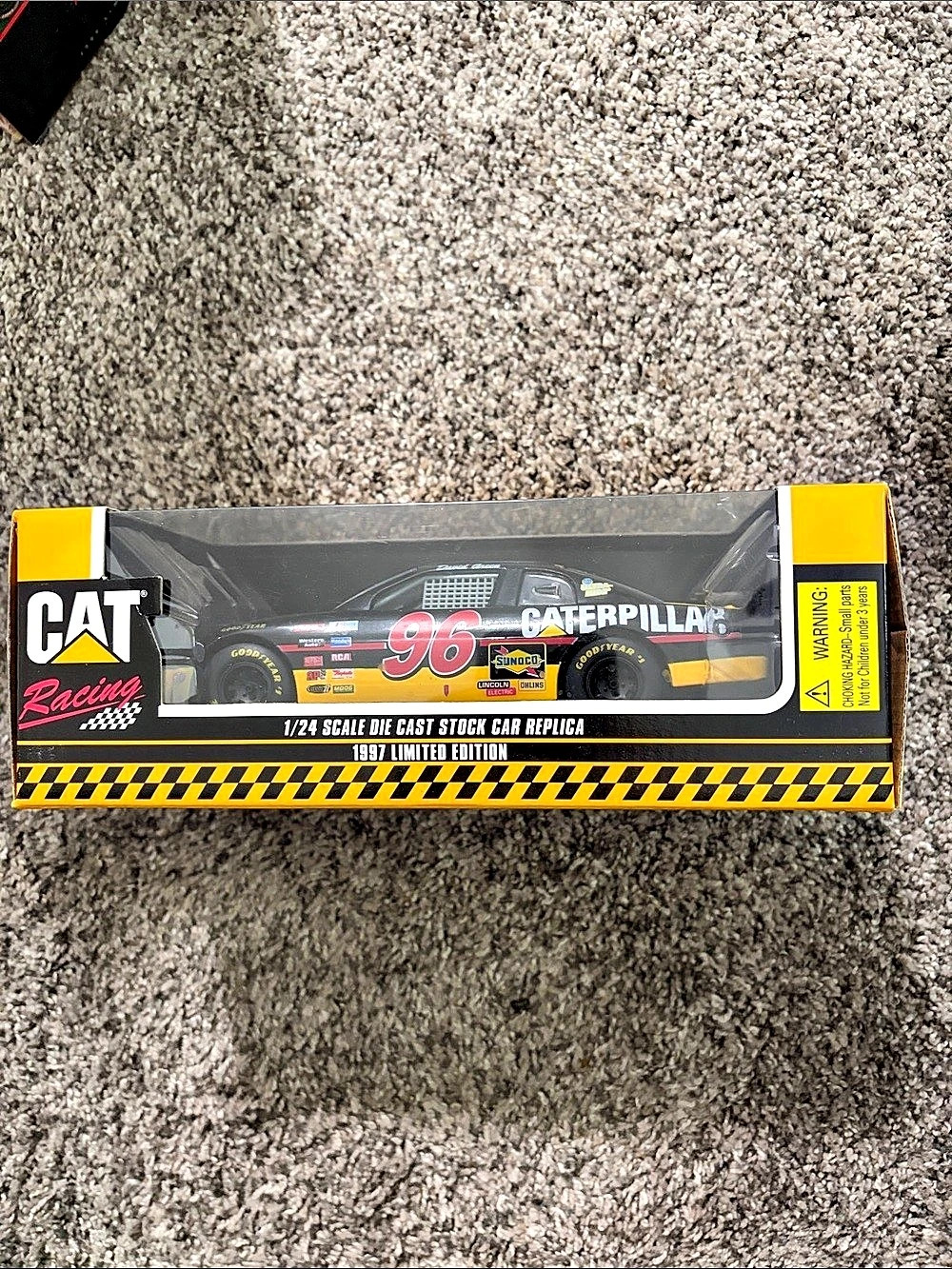 CAT Racing Champions 1997 Limited Edition #96 stock car replica 1:24 Scale Stock
